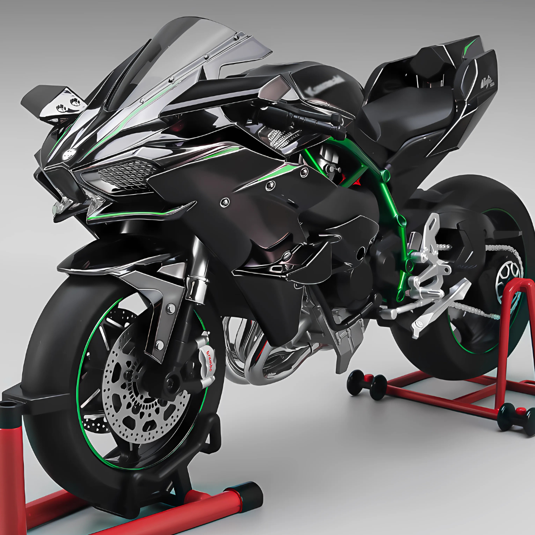 Kawasaki H2R 1:6 Collector's motorcycle Interactive Model